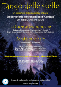 Tango delle stelle – 27 luglio 2018