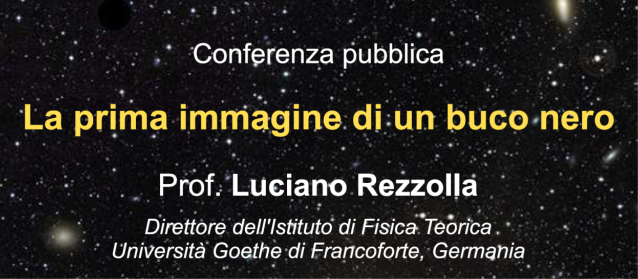 12 ottobre – Conferenza pubblica del professor Luciano Rezzolla