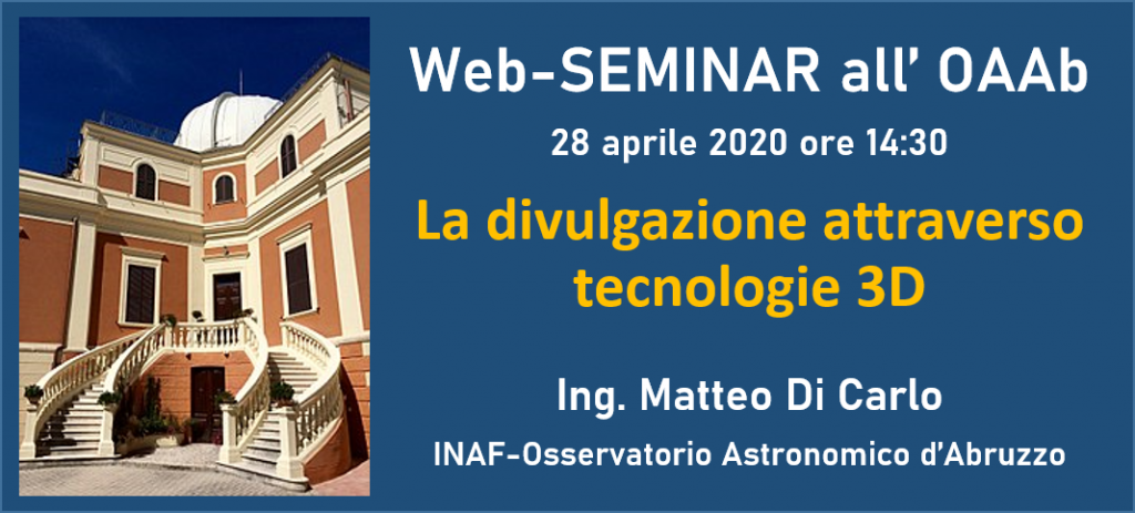 La divulgazione attraverso tecnologie 3D