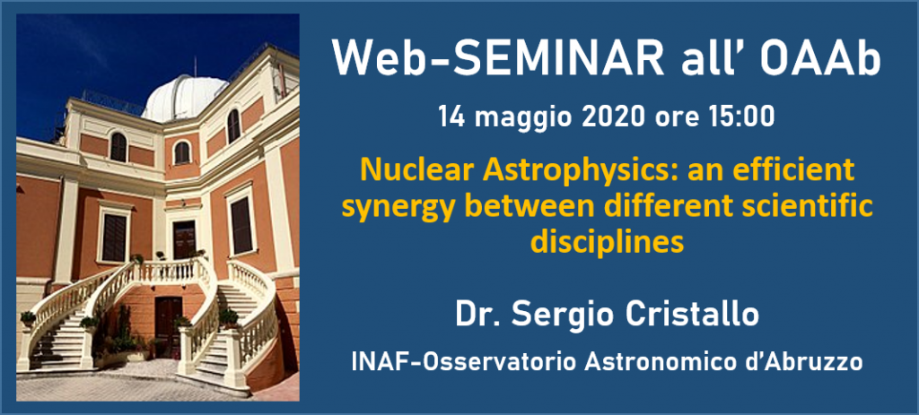Nuclear Astrophysics: an efficient synergy between different scientific disciplines