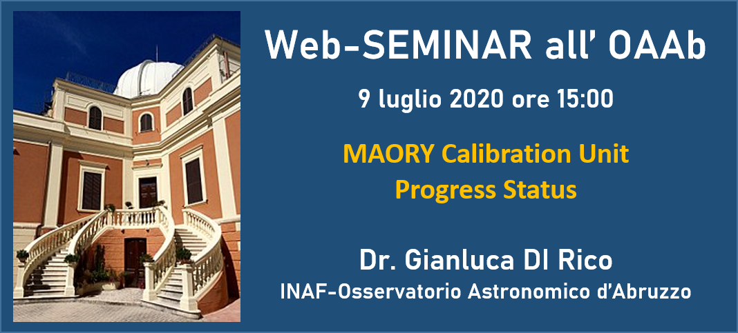 MAORY Calibration Unit – Progress Status