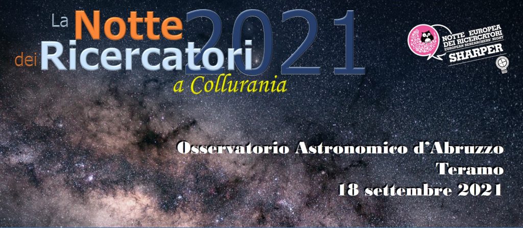 18 settembre: a Collurania il primo appuntamento de “La notte dei ricercatori 2021”