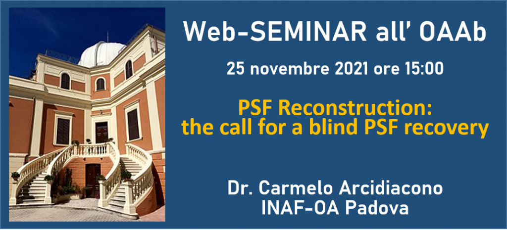PSF Reconstruction: the call for a blind PSF recovery