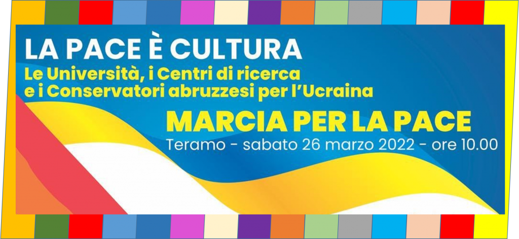 La Pace è Cultura – Marcia per la Pace, sabato 26 marzo