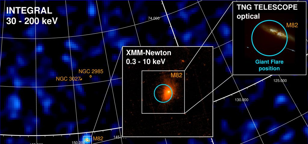 La galassia Sigaro si accende con un mega brillamento
