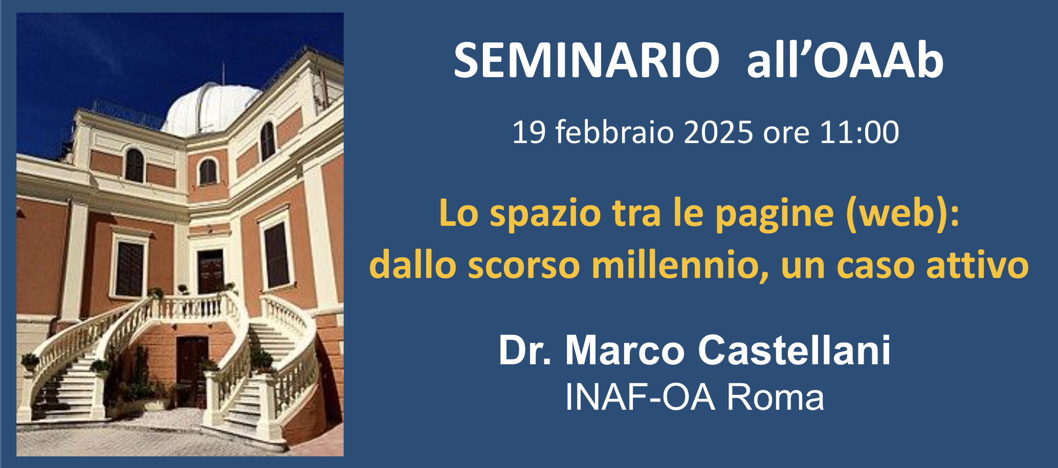 Lo spazio tra le pagine (web): dallo scorso millennio, un caso attivo