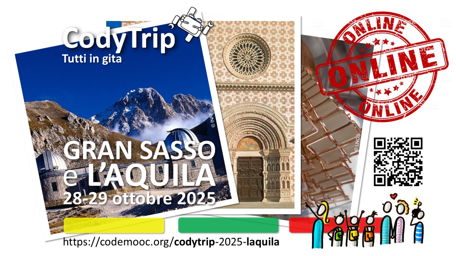 Il CODYTRIP porta le scuole italiane in Abruzzo: una gita virtuale tra scienza e cultura