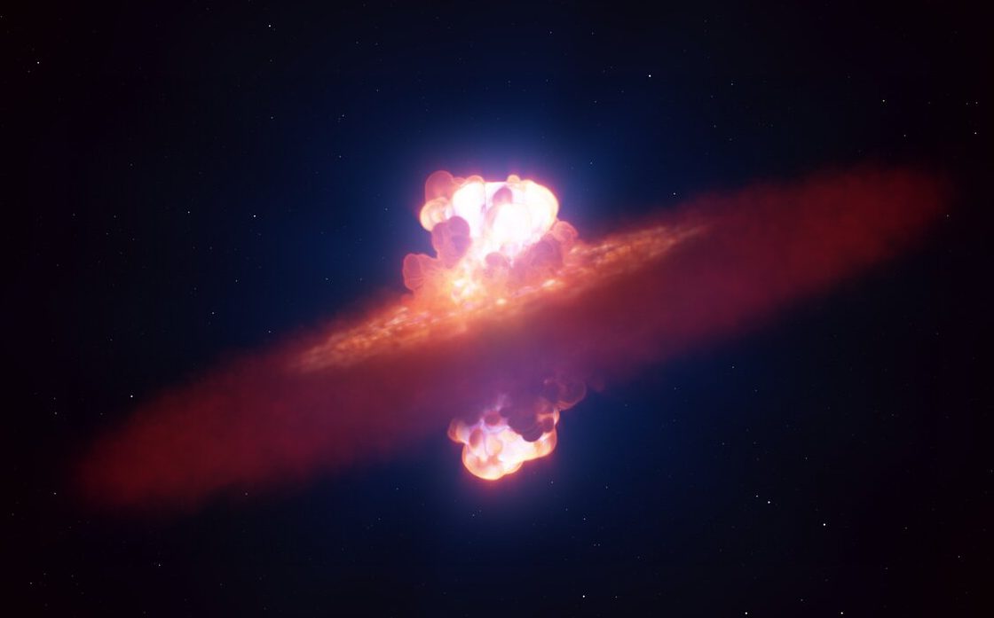 VLT svela la forma allungata della supernova che nasce