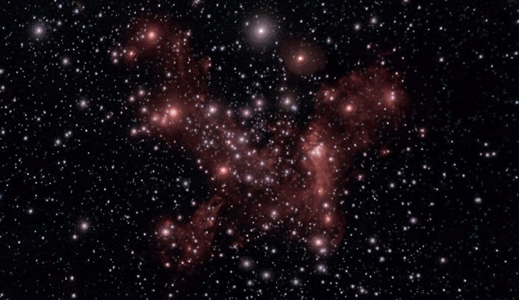 Via Lattea: con ERIS scoperto il terzo componente del tripletto di nubi G
